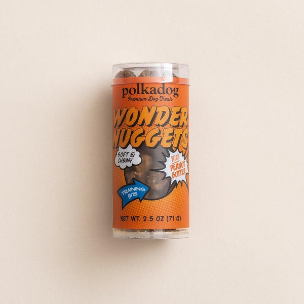 Polkadog Wonder Nuggets Peanut Butter Mini Tube Dog Treats