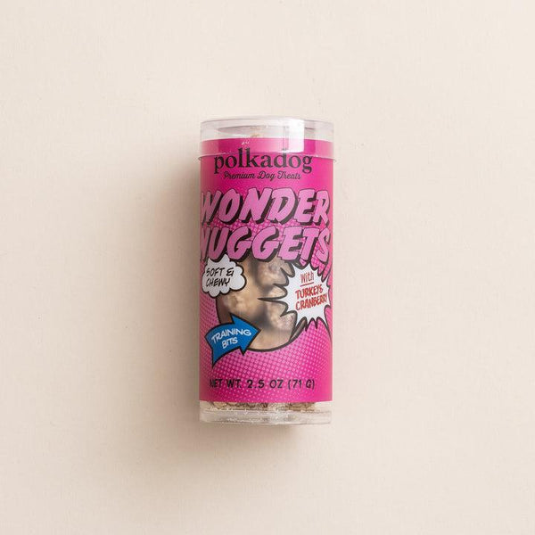 Polkadog Wonder Nuggets Friandises Mini Tubes Dinde & Canneberge pour Chiens