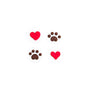 Bosco & Roxy's Cups au beurre de cacahuète de la Saint-Valentin Biscuits pour chiens