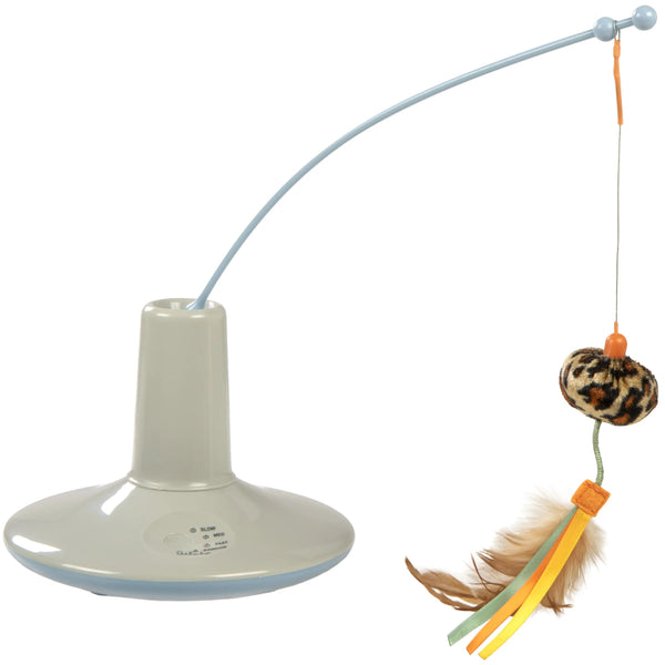 SmartyKat Instincts Wild Wand Electronic Motion Battery Powered Teaser Cat Toy