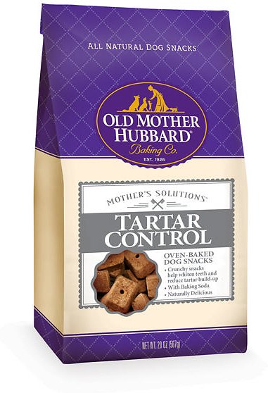 Old Mother Hubbard Friandises cuites ‘Mother's Solution’ Contrôle du tartre pour chiens, 20 oz