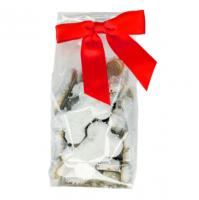 Bosco & Roxy's Christmas Throw Me a Bone Dog Treats, White