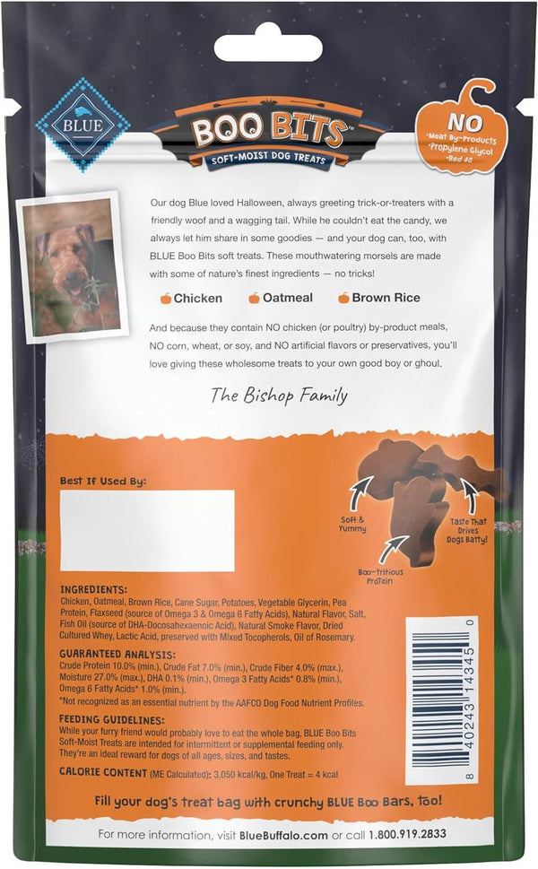 Blue Buffalo Bakery Halloween Boo Bits Chicken Dog Treats