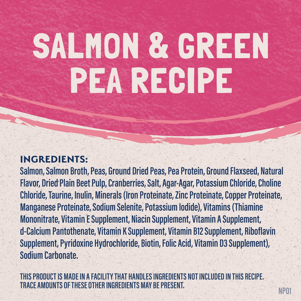 Natural Balance Limited Ingredient Salmon & Green Pea Pate Wet Cat Food Can