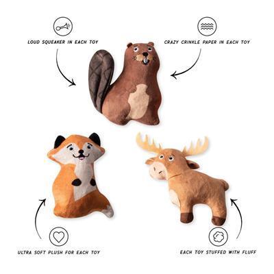 PetShop by Fringe Studio The Great Outdoors Dog Toy, Small