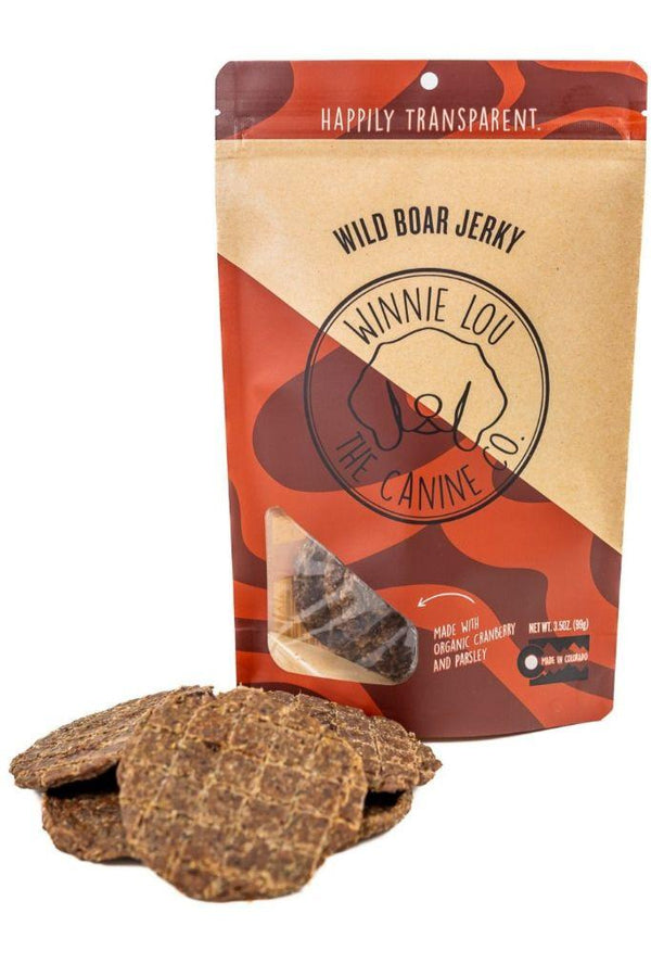 Winnie Lou The Canine Co. Wild Boar Jerky Dog Treats