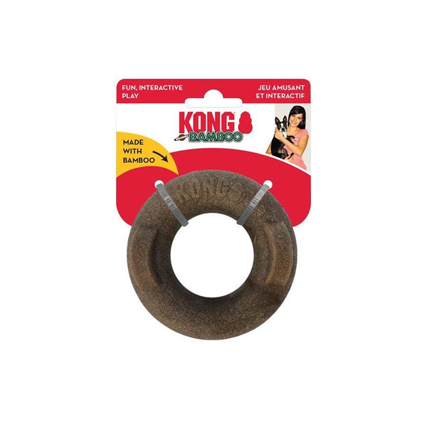KONG Bamboo Rockerz Ring Dog Toy