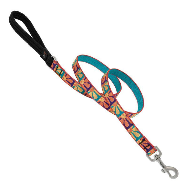 Lupine Pet Original Designs Dog Leash, Crazy Daisy