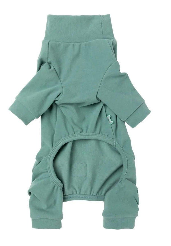 FuzzYard Life Soft Touch Dog Pajamas, Myrtle Green