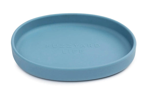 FuzzYard Life Silicone Cat Dish, French Blue