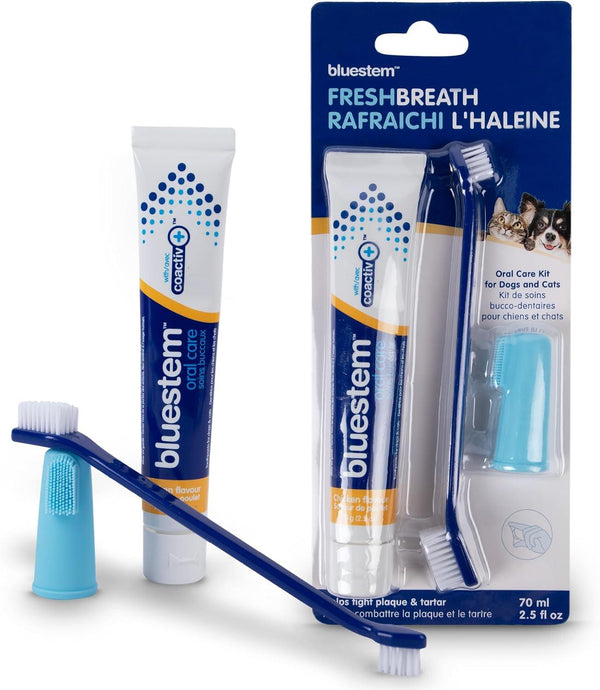 Bluestem Chicken Flavor Oral Care Kit for Dogs & Cats