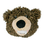 Tall Tails Grizzly Head 2-in-1 Fetch Ball Dog Toy