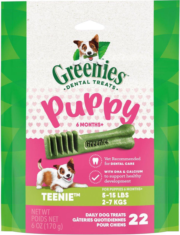 Greenies Puppy 6 Months+ Teenie Dental Dog Treats