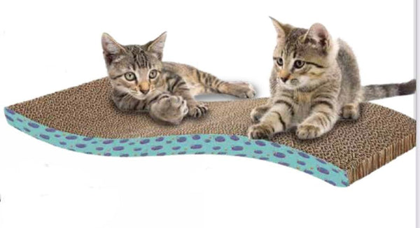 Simon's Wave Shaped Cardboard Cat Scratcher