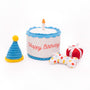 ZippyPaws Zippy Burrow Birthday Cake Dog Toy
