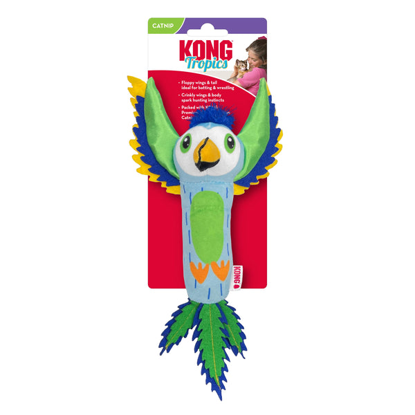 KONG Tropics Bird Cat Toy, Assorted