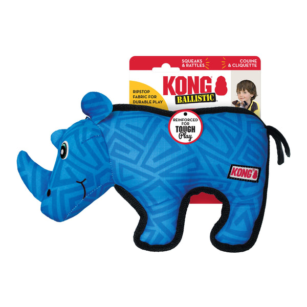 KONG Ballistic Rhino Dog Toy