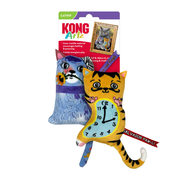 KONG Artz Dali & Van Gogh Catnip Cat Toy