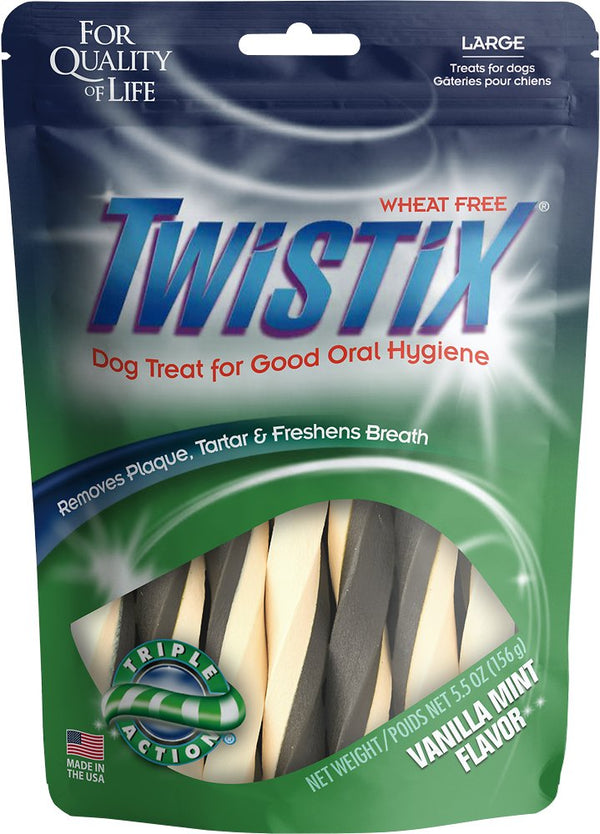 N-Bone Twistix Vanilla Mint Dog Treats