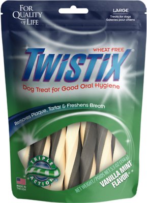 N-Bone Twistix Vanilla Mint Dog Treats
