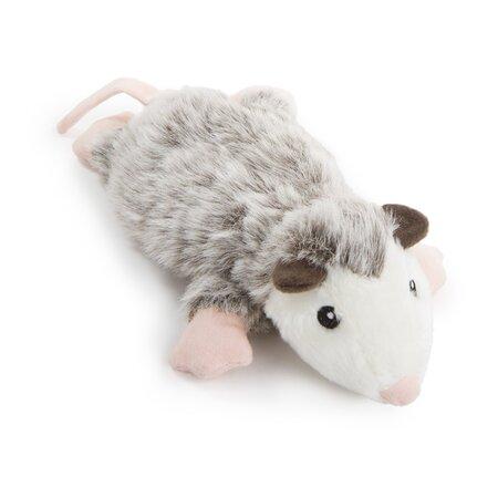 GoDog Flatz Just for Me Chew Guard Opossum Dog Toy