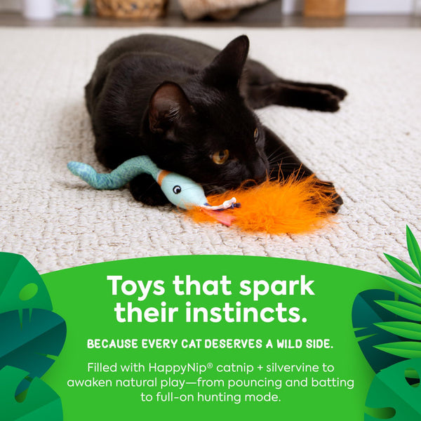 SmartyKat Instincts HappyNip Tricky Twister Bendable Snake Cat Toy