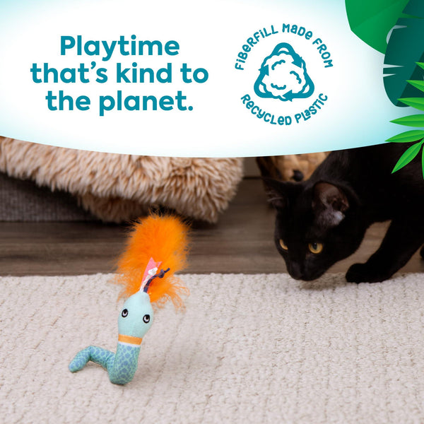 SmartyKat Instincts HappyNip Tricky Twister Bendable Snake Cat Toy