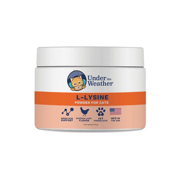 Under The Weather L-Lysine Powder Cat Supplement