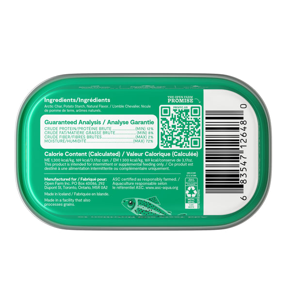 Open Farm Arctic Char Wet Cat Food Topper