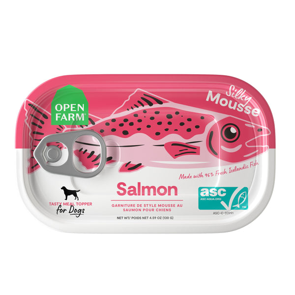 Open Farm Pâté Mousseux au Saumon pour Chien