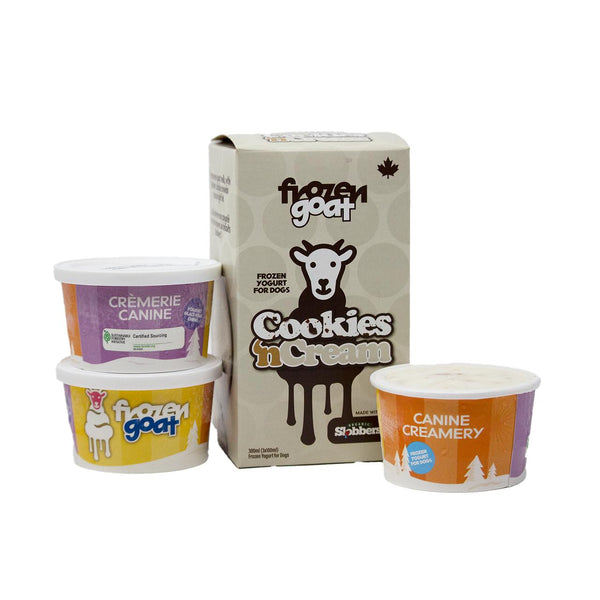Big Country Raw Frozen Goat Cookies N Cream Yogurt Frozen Dog Treats