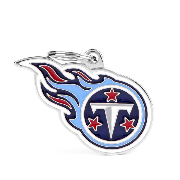 MyFamily Médaille d'identification NFL Tennessee Titans pour Animaux, Moyen