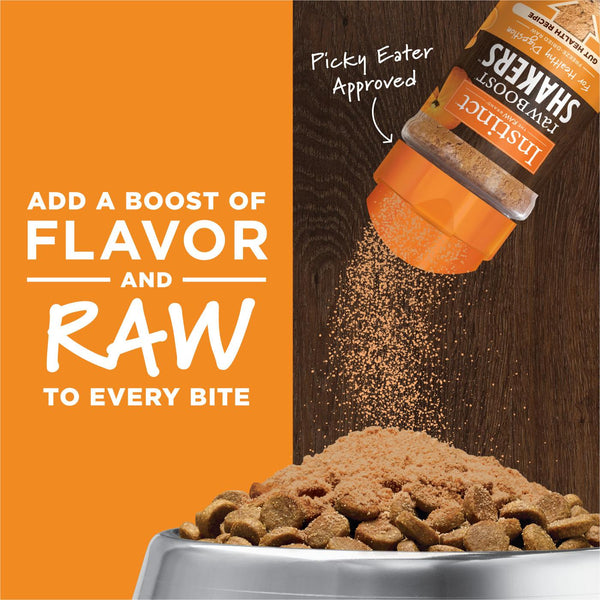 Instinct Raw Boost Shakers Gut Health Freeze-Dried Raw Dog Food Topper
