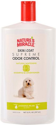 Nature's Miracle Dog Supreme Odor Control Natural Whitening Dog Shampoo & Conditioner