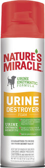 Nature's Miracle Mousse enzymatique destructrice de taches d'urine pour chiens, Spray aérosol flacon de 17.5 oz