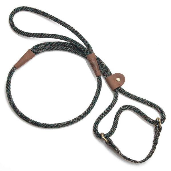 Mendota Pet Small Martingale Slip Walker Dog Collar & Leash, Camo