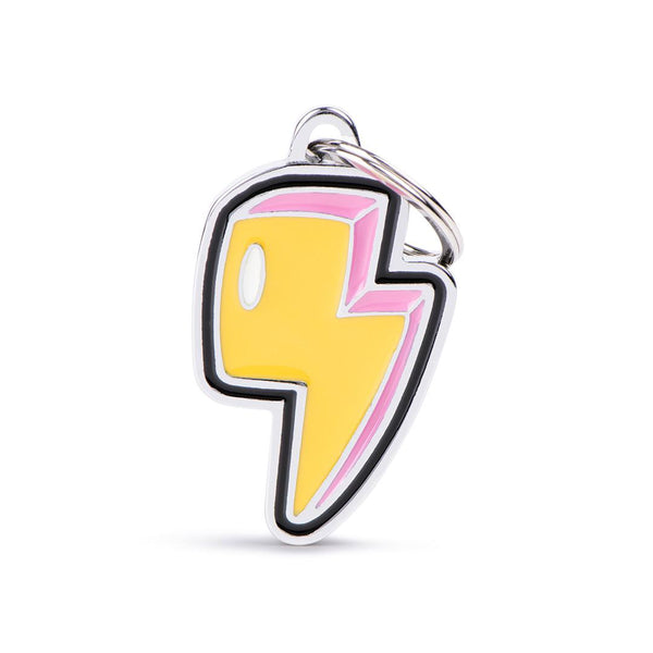 MyFamily Charms Lightning Pet ID Tag, Medium
