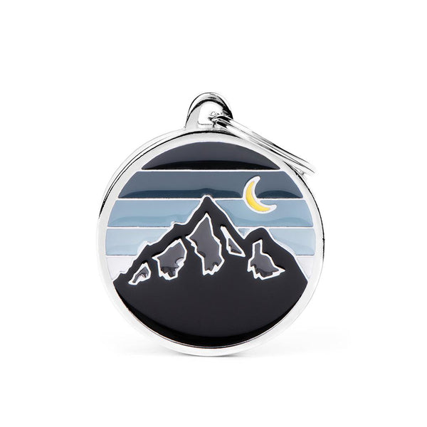 MyFamily Charms Mountain Pet ID Tag, Medium