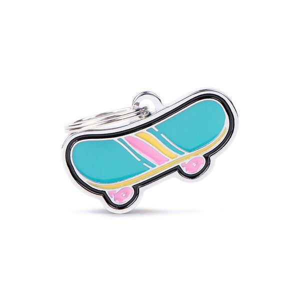 MyFamily Charms Skate Pet ID Tag, Medium