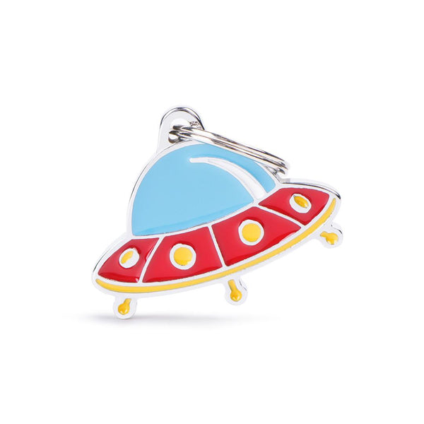 MyFamily Charms UFO Pet ID Tag, Medium