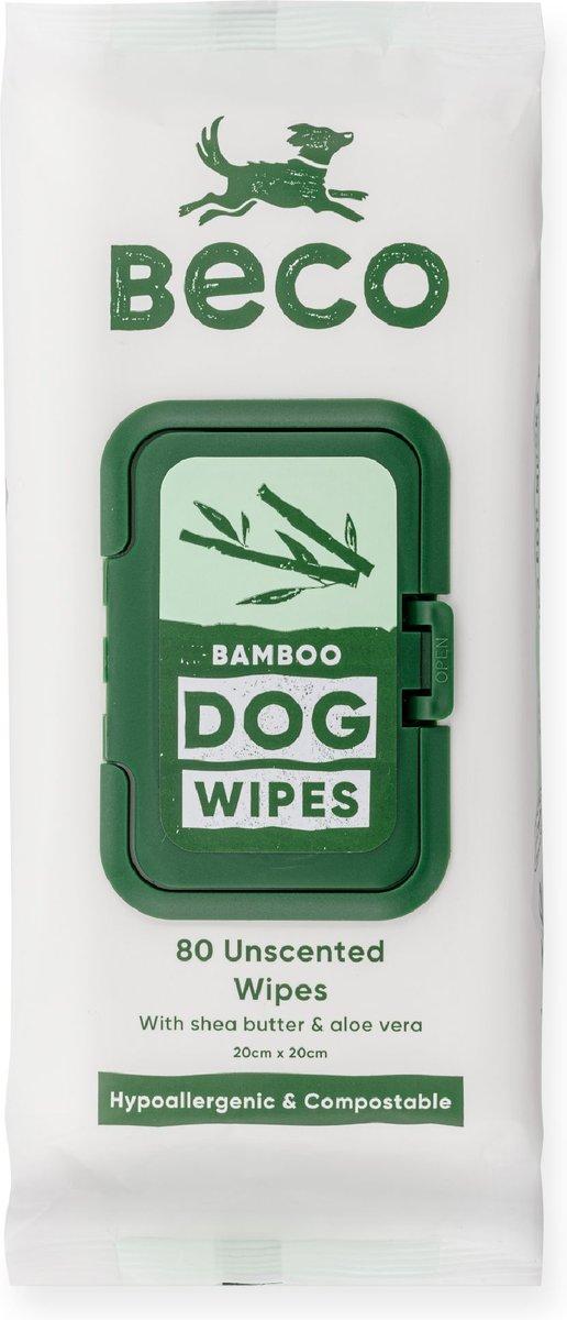 Beco Pets Bamboo Unscented Dog Wipes