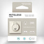 Tickless Ultrasonic Tick, Flea & Dust Mite Plug In Repellent for Homes, Ivory Delight