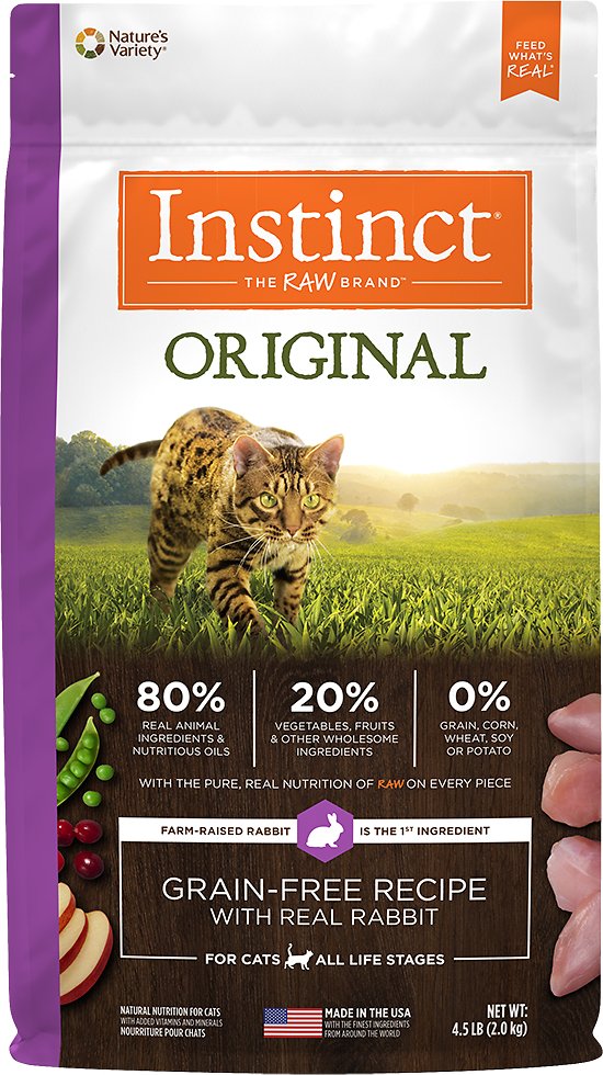 Instinct Original Grain-Free Recipe with Real Rabbit Dry Cat Food