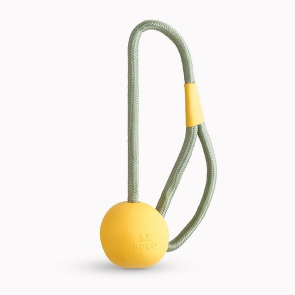 Beco Slinger Ball Dog Toy, Yellow