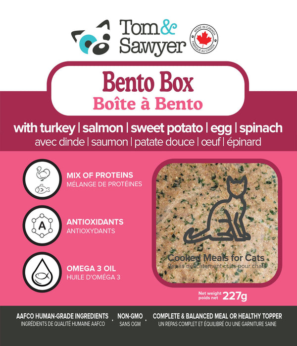 Tom&Sawyer Bento Box Frozen Cat Food