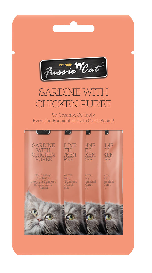 Fussie Cat Sardine with Chicken Puree Cat Treats