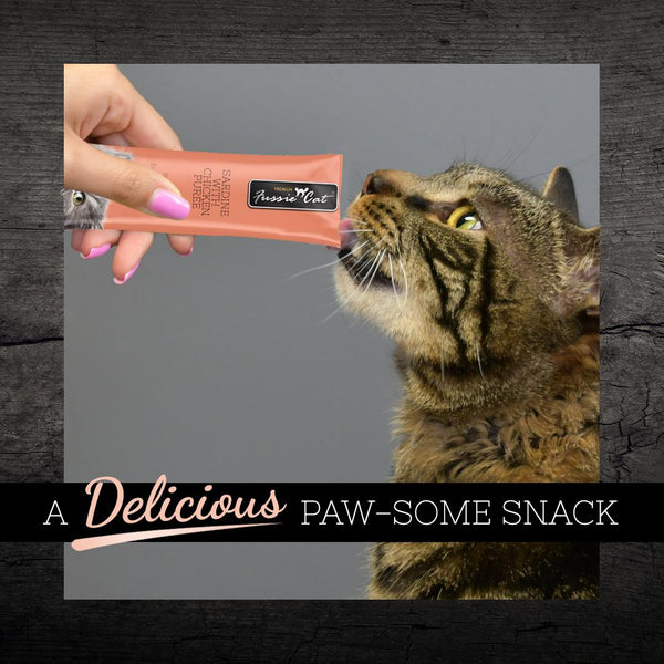 Fussie Cat Sardine with Chicken Puree Cat Treats