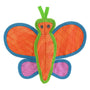 DuraForce Brisbee the Butterfly Dog Toy, Orange