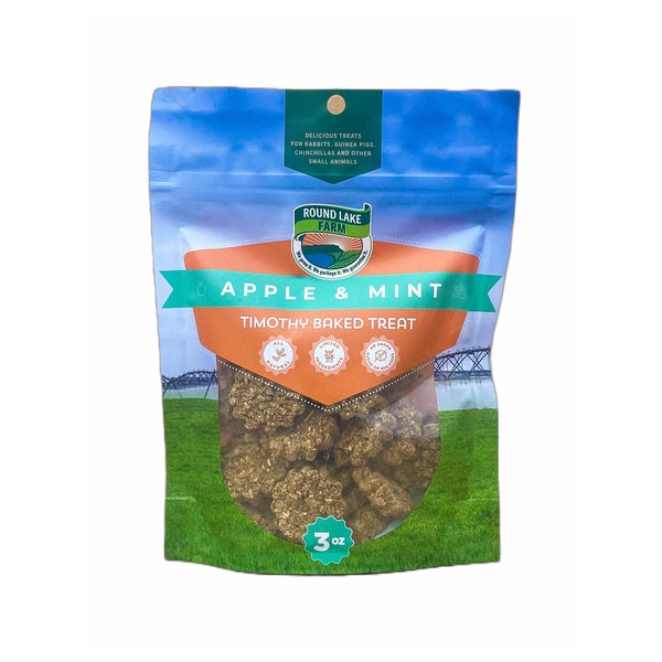 Round Lake Farm Apple & Mint Timothy Baked Small Animal Treats