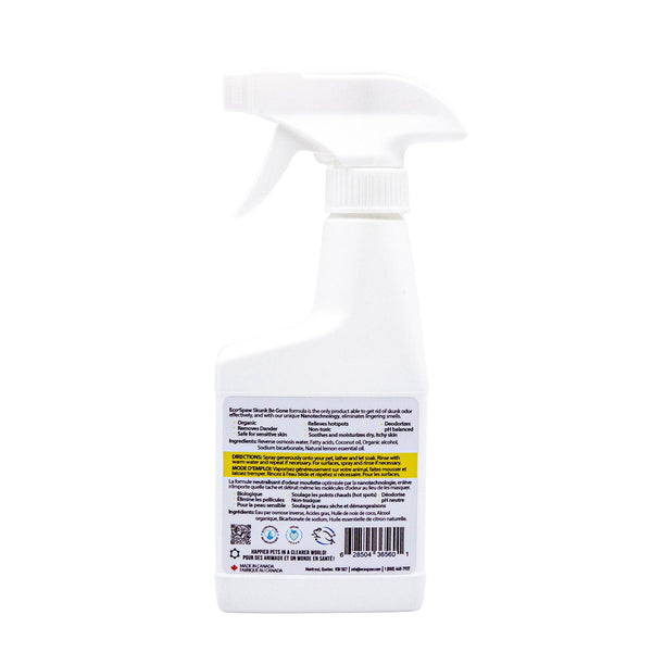 EcoSpaw Natural Lemon Scent Skunk Be Gone Odor Eliminator Spray for Pets